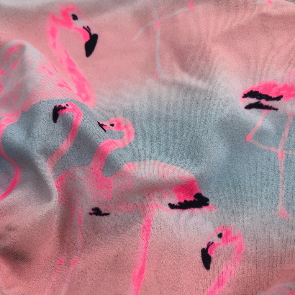 PINK Flamingo push up bikini